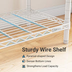 VIPEK V5 Medium Portable Closet Wardrobe Heavy Duty Clothes Rack, Freestanding Closet Metal Clothing Rack with 4 Hang Rods & 8 Shelves, Adjustable Custom Closet Rack, 56.7" Lx15.7 Wx76.4 H, White - color: White, size: V5 Medium