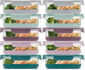 Ello Duraglass 3.4 Cup Meal Prep Sets,Set-Glass Food Storage Container with Silicone Boot and Airtight BPA-Free Plastic Lids,Dishwasher,Microwave& Freezer Safe,Garden Goals,5 Count(Pack of 2) - color: Garden Goals with Boot, size: 3.4 Cup (Pack of 2)