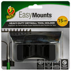 Duck Brand EasyMounts Wall Mounted Tool Organizer - Mop & Broom Holder for Garden, Shed & Garage - 2 Pack - size: 2 Pack, style: Tool Holder