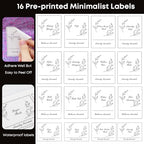 COAZEX 4 Pack Clear Laundry Pods Container & Dryer Sheet Holder, Plastic Square Laundry Room Organization and Storage Jars with Lids, Scoops & Labels for Detergent, Powder, Dryer Balls (Black Lid) - color: A-2+1+1 Pack(Black Lid)
