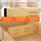 Lifewit 6" High 8 Pack Bamboo Drawer Dividers 45-55cm/17.5-22" Adjustable Wooden Drawer Organizer for Clothes/Utensils, Expandable Drawer Separator for Dresser/Kitchen/Bedroom/Office Organization - size: 6"H, 17.5-22"L