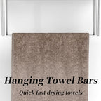 Towel Racks for Bathroom, 3 Tier Towel Rack with Shelf and Towel Bar, Wall Mounted Towel Rack, Towel Storage and Organizer - Brushed Nickel - color: Brushed Nickel - 3tier