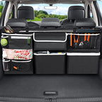 Oasser Car Storage Organizer New Version, Hanging Trunk Organizer with 10 Different Functional Storage Bags for SUV Truck MPV VAN - size: New version-Large