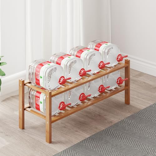 Bamboo Shoe Rack Organizer for Closet and Entryway - Space-Saving Narrow Shoe Stand - Versatile Shoe Holder for Door or Closet Shelf, Bedroom can Freely Stack DIY Small Shoe Racks 3 Tier Bamboo color - color: Natural Color, size: 3-Tier