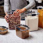 Rubbermaid Brilliance 14-Piece Food Storage Container Set with Scoops Airtight BPA-Free for Kitchen and Pantry Organization - size: Assorted Sizes (28-Piece)