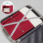 YOUDENOVA Hanging Closet Organizer and Storage, 6-Shelf Closet Hanging Storage Shelves, Dark Red - color: Dark Red