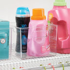 iDesign Clear Plastic Storage Bins for Kitchen - Pantry and Fridge Storage for Cabinets and Shelves, 4-Pack - style: Pack of 4
