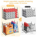 Sonyabecca 3-Pack Hanging Laundry Baskets, Foldable Metal Wire Shelves with 360° Rotating Hooks, Space-Saving Over Washer/Dryer or Closet Storage for Laundry Room & Closet Organization, Black - size: 3-Pack 15.74*11*35.43inch