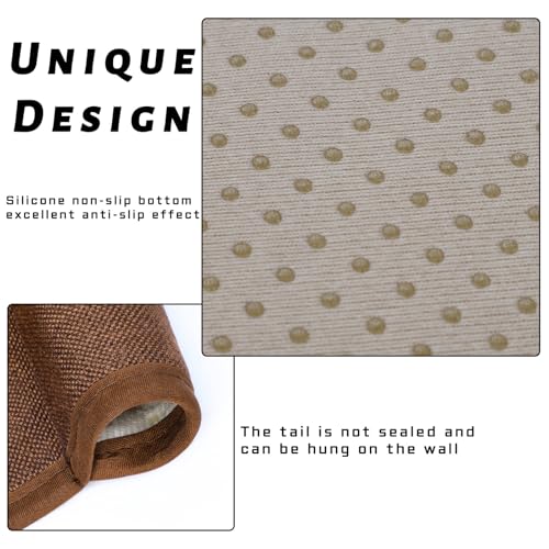 NB Sofa Armrest Organize remote holder bedside caddy organizer with 5 pockets，non-slip couch remote control holder couch armchair caddy accessories (Brown, 35"x12.4") - color: Brown, size: 35"x12.4"