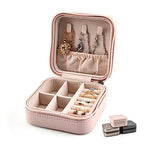 Portable Double Layer Jewelry Box for Women & Girls - Small Travel Organizer for Bracelets & Earrings - Compact Storage Solution for Accessories