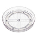 Amazon Basics Clear Rotating Lazy Susan Turntable Organizer for Condiments, 9-Inch, 2-Pack - size: 9" Diameter, 2-Pack