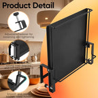 Folding Stainless Steel Door Hook Organizer RV Foldable Shelf Countertop Shelf Kitchen Cabinet Storage Space-Saving Folding Shelves for Kitchen, Bathroom, RV, Camper, Balcony
