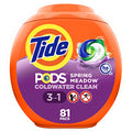 Tide PODS Laundry Detergent Soap Pods, Spring Meadow, 81 count - size: 81 Count (Pack of 1)