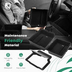 YHTAUTO Center Console Organizer Tray Fit for Tesla Model Y Juniper 2025 2026, Tesla Model 3 Highland 2024 2025 2026 Armrest Drawer Organizer, Armrest Hidden Compartment Box Car Accessories - style: 3PCS Center Console & Armrest Box