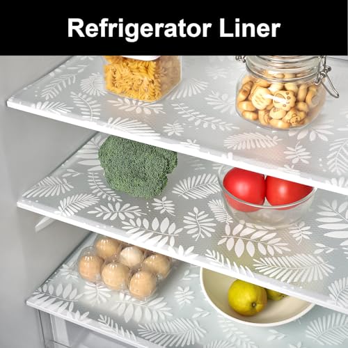 Cooyes Shelf and Drawer Liners for Kitchen Cabinets, Non Adhesive Cabinet Liner, EVA Waterproof Durable Non-Slip Drawer Mats for Shelves, Refrigerator, Storage, Desks（11.8" W x 118" L） - color: Antique White, size: 11.8"W x 118"L