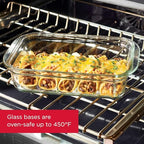 Rubbermaid Brilliance Glass Food Storage Containers, Assorted Sizes, Set of 9, BPA-Free, Leak-Proof, Clear - size: Assorted Sizes (18-Piece)