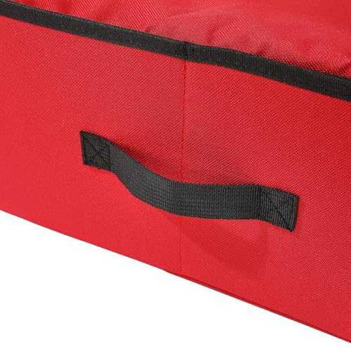 Sattiyrch Christmas Ornament Storage Box,Box Contributes Slots for 96 Holiday Ornaments 3-Inch Underbed Storage - size: 96 pcs with Trays-Underbed