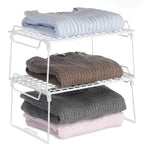 Whitmor Wire Grid Stacking Utility Shelf - size: 1-TIER, 10"L x 16"W x 8"H