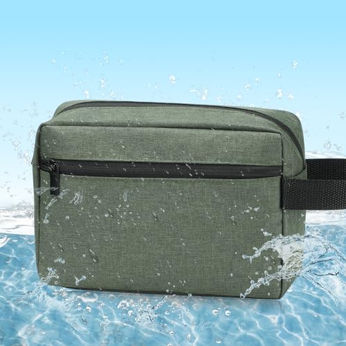 Etercycle Toiletry Bag for Men, Portable Travel Toiletry Organizer Bag,Shaving Bag for Toiletries Accessories (Army Green) - color: Army Green