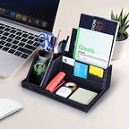 Valet Tray, Built in Wireless Charging Pad, Nightstand Organizer, Dresser Organizer, Mens Jewelry Box, Valet Charging Station, Faux Leather Valet Tray for Men and Women (Black+Wireless) - color: Black