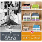 Accenter Tshirt Organizer for Clothes Storage, Stackable Closet Organizer with Easy Access, Shirt Folder Board, Sturdy and Durable, Clothes Folder 10-Pack - style: 10-Piece Set