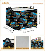 Rectangle Storage Basket with Handles, Collapsible Storage Bin, Books Box, Gift Basket(Truck) - color: Monster Truck