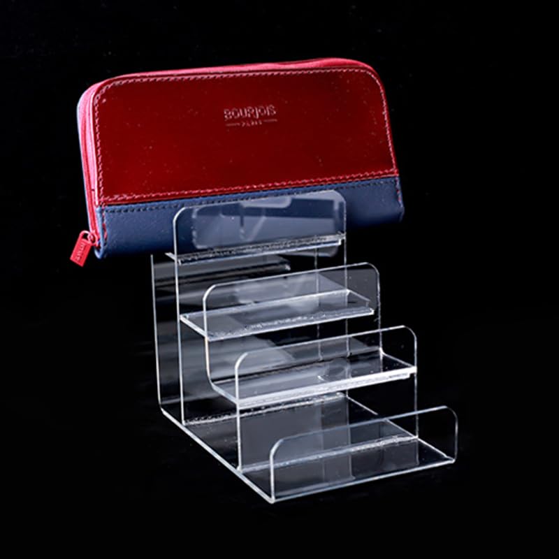 Acrylic Wallet Display Stand Purse Handbag Organizer, Clear Jewelry Riser Display Stand Purse Display Rack, Acrylic Display Shelf for Cosmetic Perfume Jewelry Sunglasses Handbag (6 Tier) - size: 1PCS-6 Tier