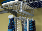 ClosetMaid 78060 Sliding Tie and Belt Rack for Wire Shelving