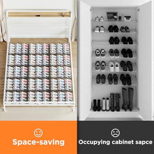 Under Bed Storage with Wheels, Rollable Under Bed Storage Container, Foldable Metal Under Bed Organizer for Bedroom Clothes Shoes Blankets Storage (2black, Black) - style: 2 Pack
