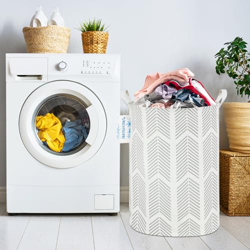 LANGYASHAN Laundry Basket Canvas Fabric Collapsible Organizer Basket for Storage Bin Toy Bins Gift Baskets Bedroom Clothes Children Nursery Hamper (Arrowhead) - color: Arrowhead