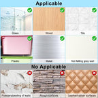 vivinin 15 Pack Shower Caddy Adhesive Replacement, Shower Shelf Adhesive No Drilling, Adhesive Hooks for Showe Caddy, Soap Holder, and Kitchen Racks