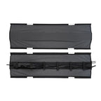 PERFECT POSTURE Mesh Cable Organizer – Under Desk Cable Management with Adjustable Straps, Flexible Mesh, Easy-Access Design, & Standing Desk Compatible – 37.4” (Gray) - color: Gray, size: 38"