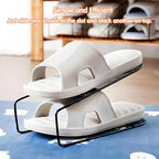 Shoe Slot Organizer, Double Layer Shoe Stacker Space Saver for Closet 10PCS Shoe Stackers for a Pair of Shoes Durable Iron Space Saving Versatile for Narrow Cabinets & Shelves