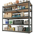 REIBII Garage Shelving 72''H Storage Shelves,Metal Shelving 5 Tier Shelves Adjustable Pantry Shelf for Closet Pantry Basement Kitchen Warehouse 72" H x 40" W x 20" D,2500LBS - size: 20"D x 40"W x 72"H