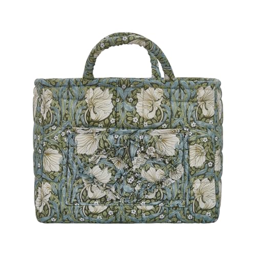 Quilted Laundry Basket with Handles, Aesthetic Collapsible Fabric Storage Basket for Clothes, Diapers & Toys - Multi-Purpose Boho Organizer Tote for Car, Home & Picnic (E) - color: E