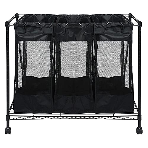 Oceanstar Triple Storage Organizer and Laundry Sorter