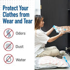 Spacesaver Variety Vacuum Storage Bags for Comforters, Blankets & Clothes – Sealed Compression Bags with Hand Pump – Space Saver Bags for Bedding,Travel & Organization - 3S, 3M, 3L & 3XL - Pack of 12