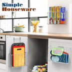 Simple Houseware Over Cabinet Door Organizer, Silver - size: 1 Pack