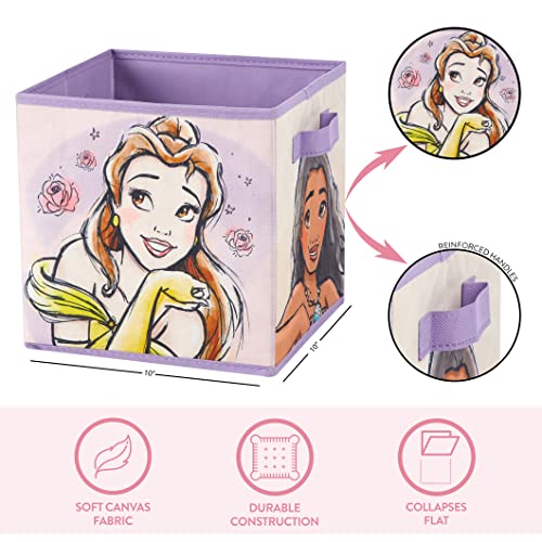 Disney Princess Collapsible Storage Cubes, Set of 2, 10"x10" - color: Princess / Multicolor