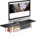 suptek Laptop Stand for Desk,Computer Monitor Laptop Stand Riser for Printer, Notebook and All Flat Screen TV Display,3 Height Adjustable(MST016)