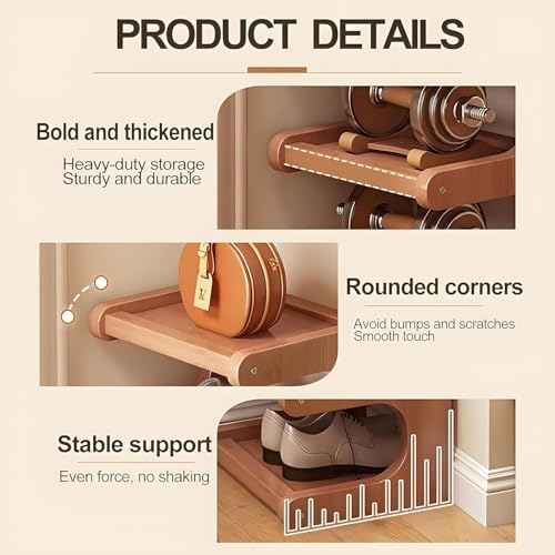 39" Bamboo Shoe Rack - Vertical Shoe Organizer Rack for Small Space, Narrow Shoe Tower for Closet, Entryway, Corner, Tall Shoe Shelf with Removable Shelves, Flexible Storage Shelf for Saving Space - color: Brown