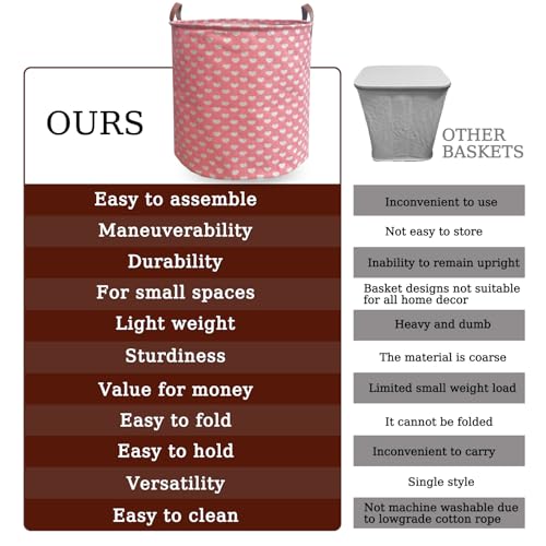 Waterproof Laundry Hamper Collapsible Laundry Basket Leather Handle Laundry Bag Large Clothes Storage Toy Organization for Bathroom Bedroom Laundryroom College Dorms (97-Satisfied laundry hampers) - color: 97-Satisfied laundry hampers