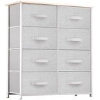 YITAHOME Dresser - color: A-light Grey, style: 8-Drawer