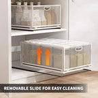 Sliding Cabinet Basket Organizer Drawer Self Adhesive Slide out Pantry Shelves Heavy Duty Carbon Steel Slide Cabinet Storage Basket with Handle for Bathroom Kitchen Home - size: Medium