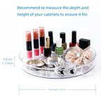 4 Pack Lazy Susan 9.2" Inch Turntable Organizer Pantry Organization and Storage Container Bins Spice Rack Cabinet Rotating Condiment for Pantry Kitchen Vanity Bathroom Jewelry Holder Clear - size: 9.25 inch 4Pack