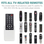 6 Pcs Remote Control Holder Wall Mount, TV Remote Holder, Self Adhesive Controller Holder, Wall Pen Holder Storage Accessories for Home Office School (3 White, 3 Black) - color: white&black-6pcs