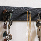 Rustic Wall Hooks for Hanging Accessories, Towel, Leash, Jewelry Hanger - Farmhouse-Style Homes - Vintage Iron Keys and Towels Rack - 10 x 1.2 x 1.2 Inch