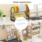 Homaisson 6 PCS Cabinet Storage Shelf Rack, Foldable Cabinet Organizer Shelf, White Stackable Plastic Kitchen Storage shelves Foldable Rack for Kitchen, Fridge, Bathroom