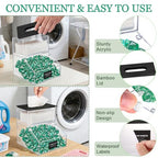 2 in 1 Dryer Sheet Holder & Laundry Pods Container, Laundry Detergent Organizer Container with Lid, Acrylic Laundry Room Organization Storage Containers with Labels, Dishwasher Pod Holder - color: Black - New 2