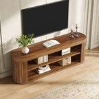 Tribesigns 47.2" Wooden Entryway Bench with 2-Tier Shoe Storage, Farmhouse Dining Bench with Adjustable Foot Pads, End of Bed Stool for Bedroom, Hallway, Living Room, Dining Room, Rustic Brown - color: Brown